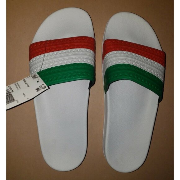 Adidas Originals Adilette Mexico Slides G55378, Men’s Size 9 New w/Tags